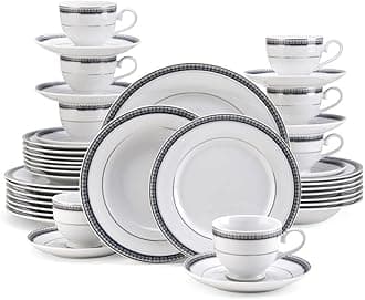 MikasaPlatinum Crown Cobalt 40-Piece Dinnerware Set, Service for 8