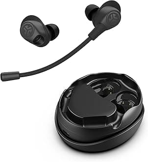 Work Buds True Wireless Earbud Headset, Bluetooth Earphones with Detachable Microphone - 55+ Total Playtime, Office PC Headphones with Multipoint Connect to Computer, Laptop & Mobile