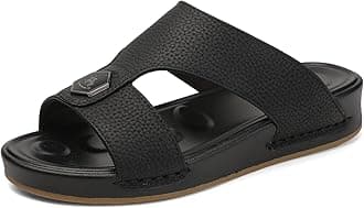 – Arabic Slippers Men's Sandal Light Weight Slip On Ultra Soft Massage Grip Breathable Medical Water Proof Traditional Outdoor Arabic Sandals for Slippers Men