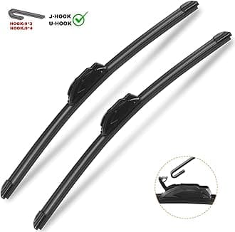 Autoboo Oem Quality 22" + 14" Premium All-Seasons Windshield Wiper Blades (Set of 2)