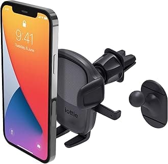 iOttie Easy One Touch 5 Air Vent Universal Car Mount Phone Holder W/Flush Mount for iPhone, Samsung, Moto, Huawei, Nokia, LG, Smartphones