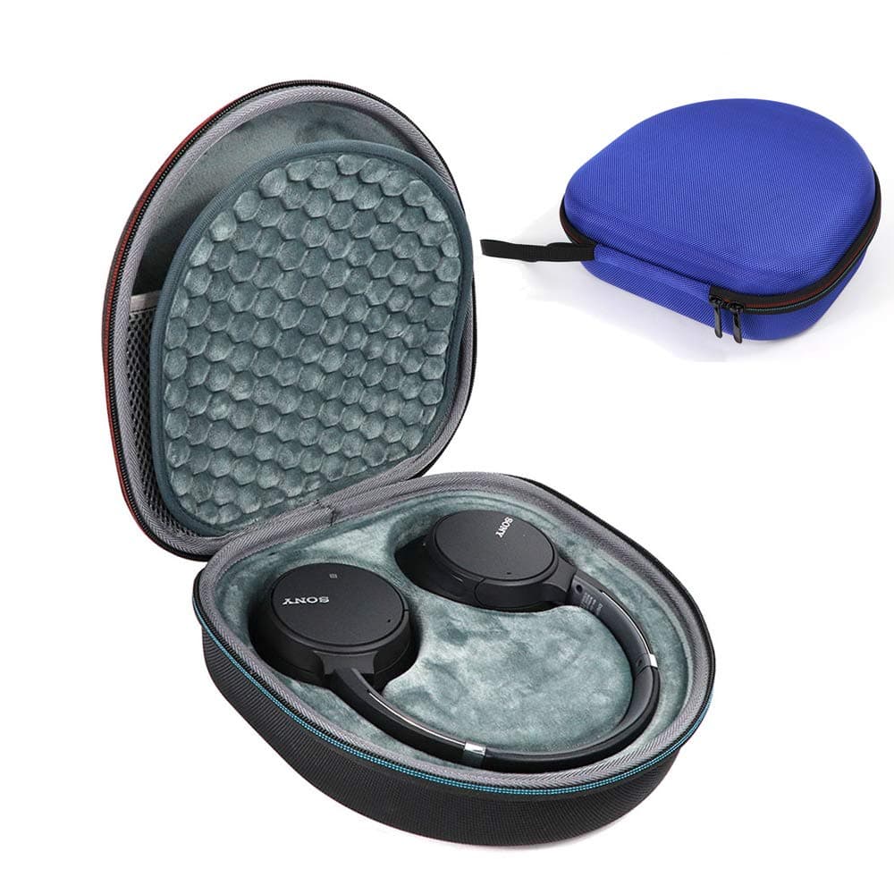 Hard Case for Sony WH-CH700N/Sony WH-CH510/WH-CH710N Wireless Bluetooth Noise Cancelling Headphones Travel Bag Protective Carrying Storage Box (Blue)