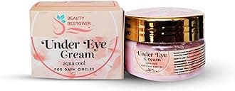 Beauty Bestowe || Under Eye Cream for Dark Circles Removal Women/Men Gel based, Organic, Natural, Rich, Anti-Puffy, Wrinkle Care & Glow (Model 01)