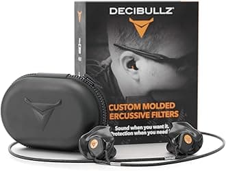 Decibullz Percussive Moldable Earplugs for Hunting & Shooting, Gun Range Hearing Protection for Shooters, Reusable Ear Plugs for Shooting Range