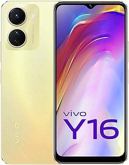Vivo Y16 (Drizzling Gold, 4GB RAM, 128GB Storage) with No Cost EMI/Additional Exchange Offers
