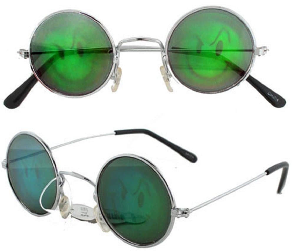 Smiley Face Hologram Glasses, Gift-Boxed