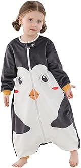 MICHLEY Baby Sleeping Bag Sack Long Sleeve with Feet Winter Swaddle Wearable Blanket for Boys Girls