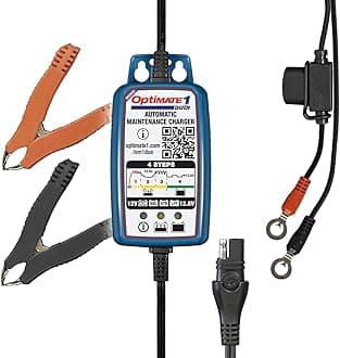 OptiMate 1 Duo 12V Lithium and Lead Acid Motorcycle Automatic Battery Charger Maintainer