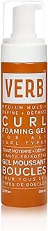 VERB Curl Foaming Gel – Frizz Control Foaming Gel - For Waves, Curls and Coils - Defines + Enhances for Medium Hold – Vegan, No Parabens or Harmful Sulfates