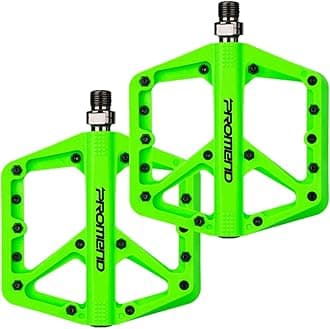 Mountain Bike Pedals - Durable Nylon DU Bearing Platform Pedals for MTB and BMX
