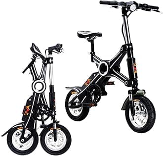 X3 Scissor Folding Adult Electric Bike | 12” Wheels | 30KM/hr | Removable Japanese 36V LI-ION Battery Pack | Pedal-Assisted System (PAS) | Remote Control | Exceptional Pick-up & Performance