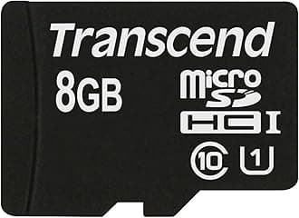 8GB MicroSDHC Class10 UHS-1 Memory Card with Adapter 45 MB/s (TS8GUSDU1)