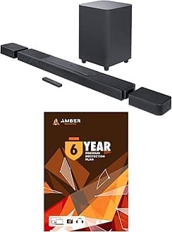 BAR-1300X 11.1.4ch Soundbar and Subwoofer with Surround Speakers and 6 Year Amber Protection Plan (2022)