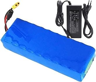 E Bike Battery 36V 10000mAh E-Bike Li-Ion Battery Lithium Ebike Rechargeable Battery with Charger and BMS for 100W 250W 350W Electric Bicycle Motor Kits