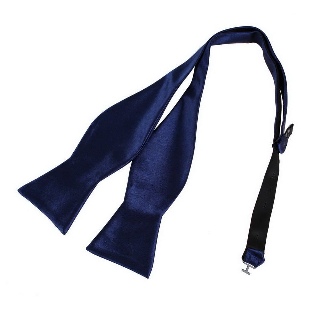 Dan SmithWedding Solid Bowtie Self Bow Tie Feel Silk Famliy Shirt Self-Tied Bow Tie Pocket-Square Cuff Set