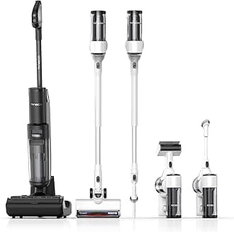 Tineco Switch S7, World No 1 Wet & Dry Cordless Vacuum Cleaner, Multi-Function Smart Floor Washer, Self-Cleaning, Cleans Wet Mess, Dry Mess, Pet Hair & Allergens, ZeroTangle Dual-Edge Cleaning Brush