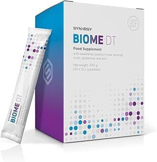 Synergy Worldwide BiomeDT 30 doses | Digestive Health and Microbiome Supplement | Supports Digestive Health & Immune Function | Psyllium, Inulin, L-Glutamine, Zinc | Gluten-Free, Vegetarian | 396g