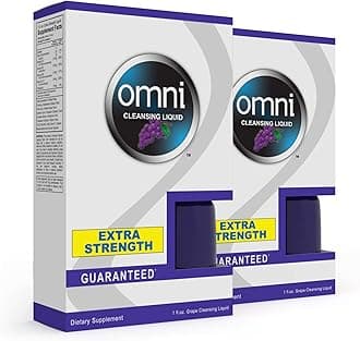 Omni Herbal Cleanse Detox Drink - 1oz Grape Flavor - Detox Cleanse - Quick One Hour Detox Drink - Flush Your System of Toxins for a Full Body Detox Cleanse (