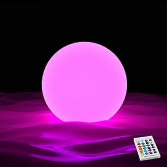 YESIE 3.8-Inch Led Floating Pool Light Bathtub Night Light…