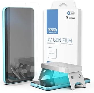 DOME GLASS Whitestone UV GEN Film Screen Protector for Samsung Galaxy S23 Plus Hard Coated Film Screen Protector with UV light for Samsung Galaxy S23 Plus