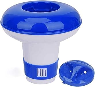 Floating Mini Spa Chemical Dispenser, Chlorine/Bromine Tablet Floater for 1 I...