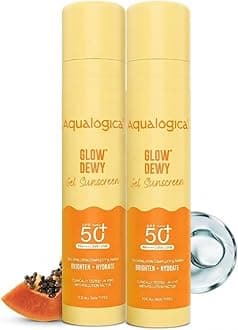 Glow+ Dewy Sunscreen For All Skin Types | With Papaya And Vitamin C|UVA/B & Blue Light Protection | Fights Tan And Brightens Skin | Spf 50 Pa++++ (50 G) (Pack Of 2)