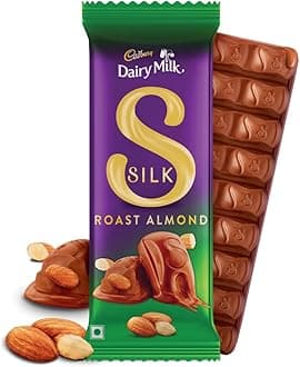 Dairy Milk Silk Roast Almond Chocolate Bar, 134 g