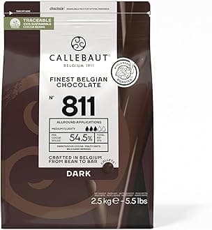Callebaut No 811 Finest Belgian Dark Chocolate Callets