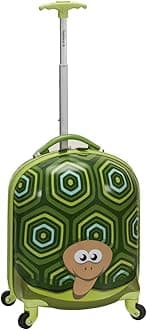 Jr. Kids' My First Hardside Spinner Luggage, Turtle, Carry-On 19-Inch, Telescoping Handles