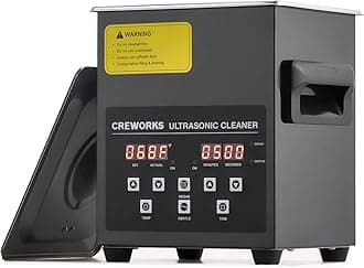 2L Digital Ultrasonic Cleaning Machine with Degas and Gentle Mode, 60W Ultrasonic Cleaner Machine with Heater and Timer, 0.5 gal Ultrasound Cleaner for Retainer Watch Denture Glasses More