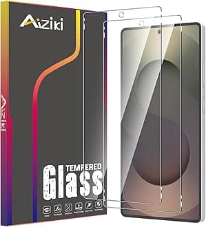 [2 Pieces Tempered Glass for Samsung Galaxy S25 Ultra 5G, HD Clear, Anti-Scratch, Anti-Fingerprint, 9H Hardness Full Coverage Screen Protector with Galaxy S25 Ultra 5G