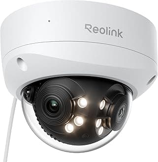 REOLINK Duo 3V PoE, 16MP UHD Dual-Lens PoE Security Camera with 180° Panoramic, Motion Track, Color Night Vision, Smart Detection, 2 Way Talk, IK10 Vandal-Proof, IP67 Weatherproof, No PT Supported