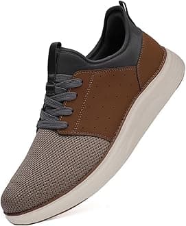 - Men Casual Dress Shoes Fashion Sneakers Lightweight Breathable Laceless Walking Shoes Gym Tennis Athletic