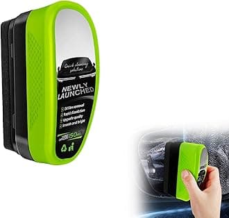 1PC Car Glass Cleaner, Car Window Cleaner, Automotive Oil Film Cleaning Brush, Cars Windscreen Cleaners, Glass Oil Film Remover for Glass Board Windshield Remove Dirt/Water Stains