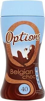 Options Belgian Chocolate Drink 220g
