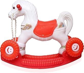 CR18 COLLECTION 2 in 1 Baby Horse Rider and Rocker for Kids Age 1-5 Years - Multicolor