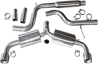 - REV9 CB-079 Cat-back FlowMaxx Stainless Steel Sports Exhaust Kit for Volkswagen GTI MK8 2022-2025 2.0T