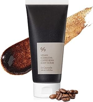 [Dr.Ceuracle] Vegan Kombucha Coffee Bean Body ScrubㅣUpcycled Coffee Grounds and Sugar for Ultra Hydrating and EmulsifyingㅣMicro Bubbles Deep Cleansing ImpuritiesㅣParaben FreeㅣExfoliating Face, Foot
