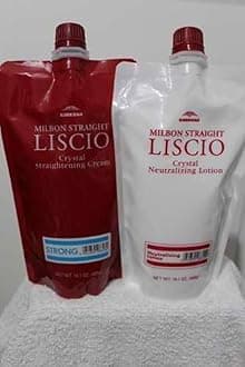 LISCIO Crystal Cream Straighteners & Neutralizer - Strong