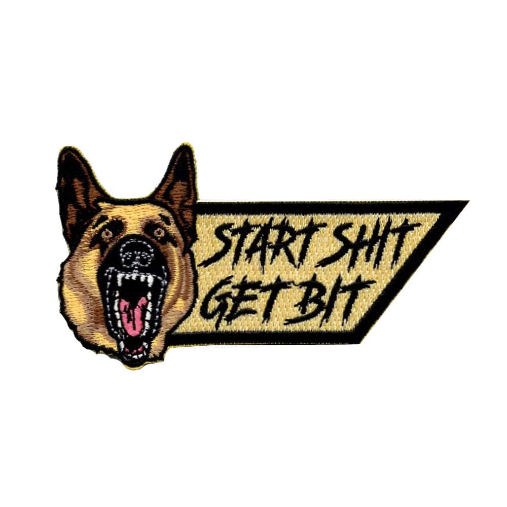 Tactical Outfitters Start Shit Get Bit K9 Morale Patch