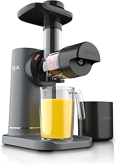 JC151 NeverClog BPA-Free Cold Press Juicer with Total Pulp Control and 2 One-Touch Programs (Machine Gray, Renewed)
