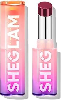 SHEGLAM Mirror Kiss High-Shine Lipstick Silky Jelly Texture Hydrated&Smooth Lip Gloss-That's Fierce
