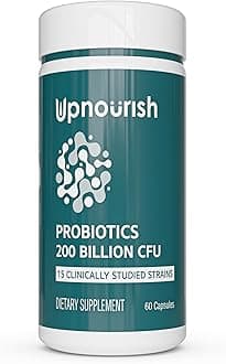 - Probiotics - 200 Billion CFUs for Men and Women, 15 Clinically Studied Strains, Prebiotics & Enzymes - 60 Vegan Capsules
