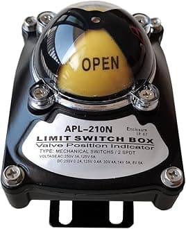 APL-210N Limit Switch Box Valve Position Indicator Mechanical Switches for Pneumatic Valves 2SPDT AC 250V 3A 125V 5A DC 250V 0.2A 125V 0.4A 30V 4A 14V 5A 8V 5A