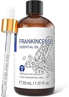 HIQILI Frankincense Oil Essential 30ML, 100% Natural Frankincense Oil for Face, Candle Making, Diffuser, Skin&Hair-1 Fl Oz