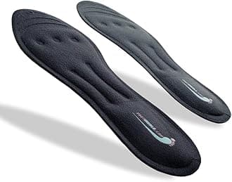 FootInsole.com Superior Massaging Gel Shoe Insoles, Comfort and Shock Absorbing, Suitable for Sneakers, Work Boots, and More, 9 US Men's (L Size)
