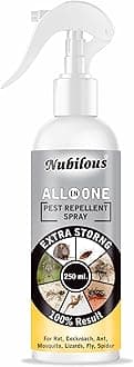 Nubilous Pest Repellent Control for Home | Ant, Cockroach, Rat, Lizard, BedBugs, Spider | 100% Natural | No Kill Just Repel Easy to Use Non-Toxic