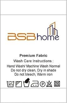 BSB HOME® Cotton Double Bedsheet for Double Bed 180 Tc with 2 Pillow Covers 3D Flower Printed Pattern-Dark Blue