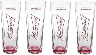Budweiser Signature Glass - 16 Ounce - Set of 4