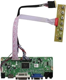 VSDISPLAY VGA DVI Audio LCD Controller Board Kit for ltm184hl01 c01 1920x1080 15.6 17.3 inch Panel Screen B156HW01 V0 V4 V7 B156HW02 LP156WF1 N156HGE LP173WF1 N173HGE HSD173UHW1 B173HW01